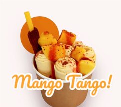 Mango Rolled Ice Cream